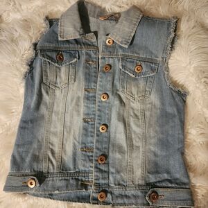 Highway Jeans Light Blue Denim Vest